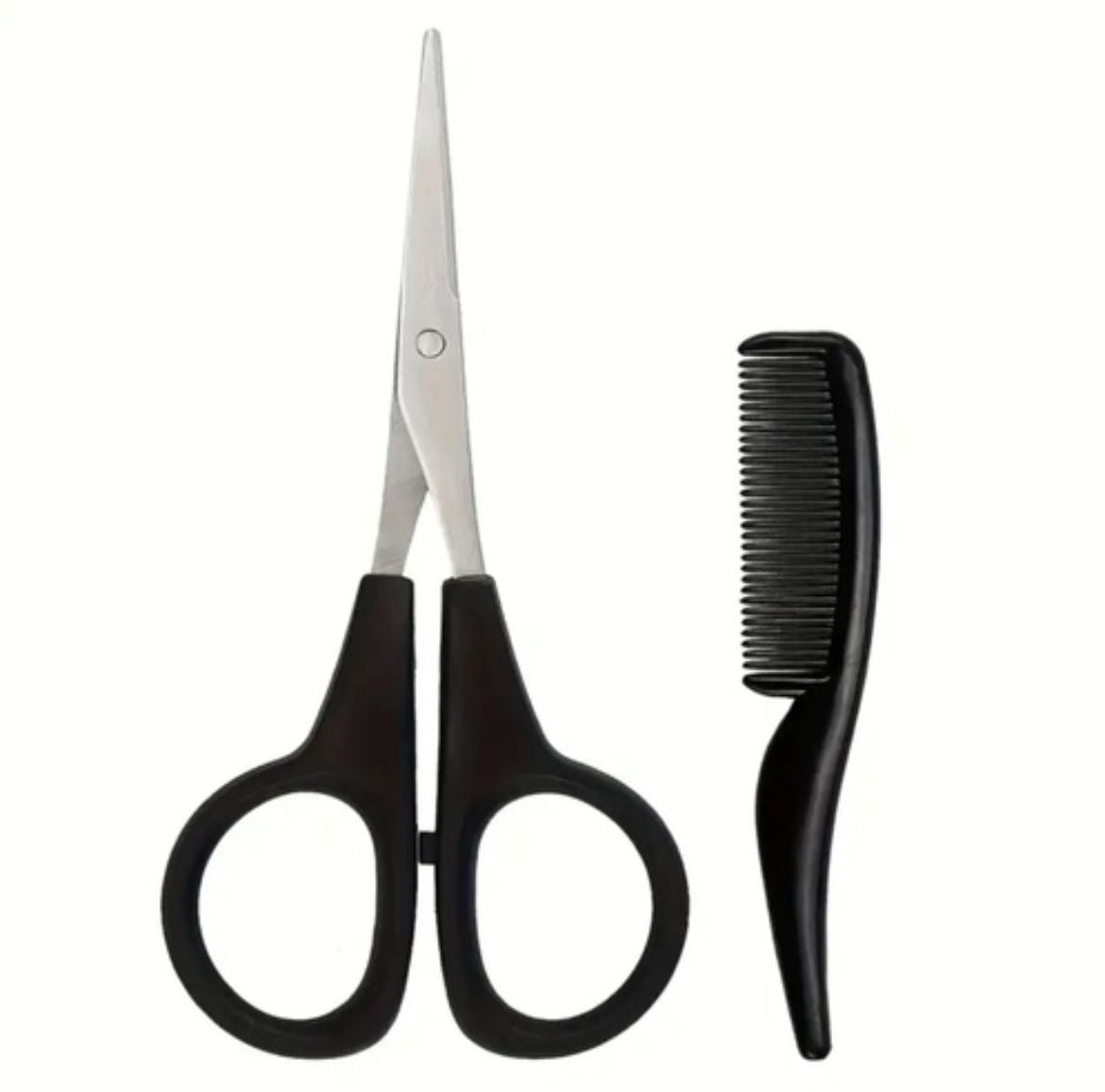 مقص ومشط للحية والشارب حجم صغير